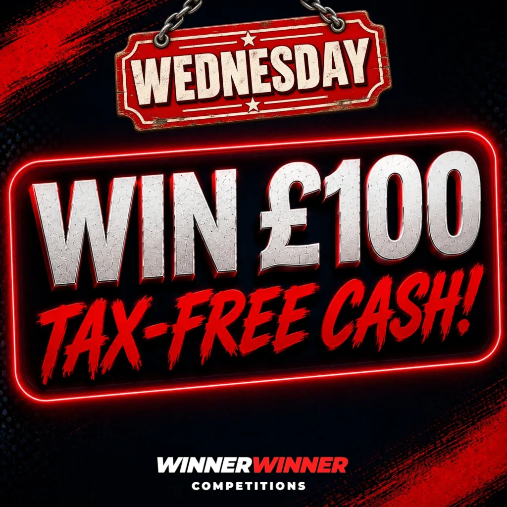 £100 Tax-Free Cash *AUTODRAW* - Wednesday