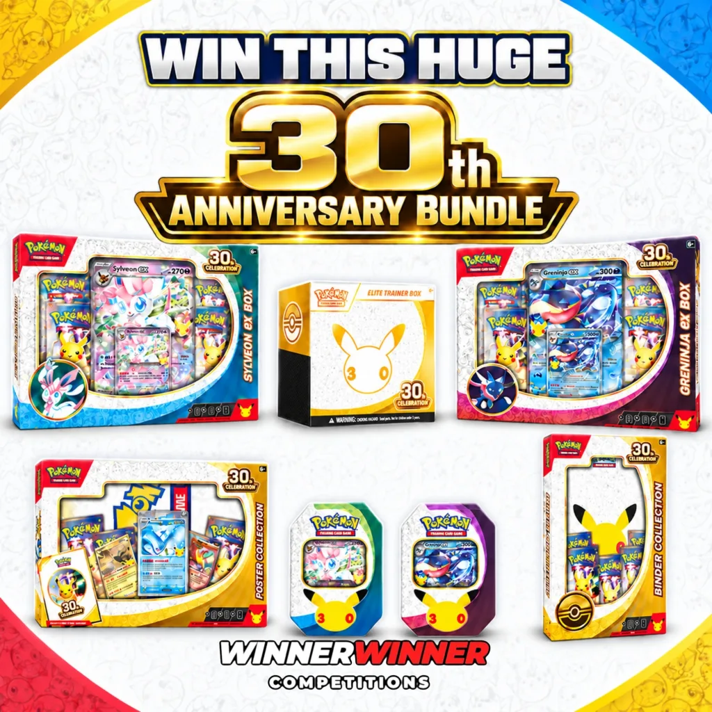 30th Anniversary Pokémon Bundle #2 (SELL OUT BONUS 30th ETB!)