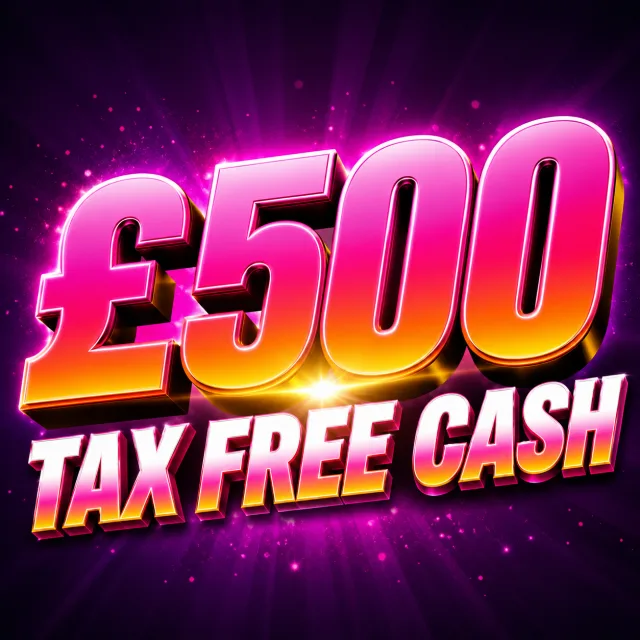 Win £500 Tax Free Cash for just 10p!