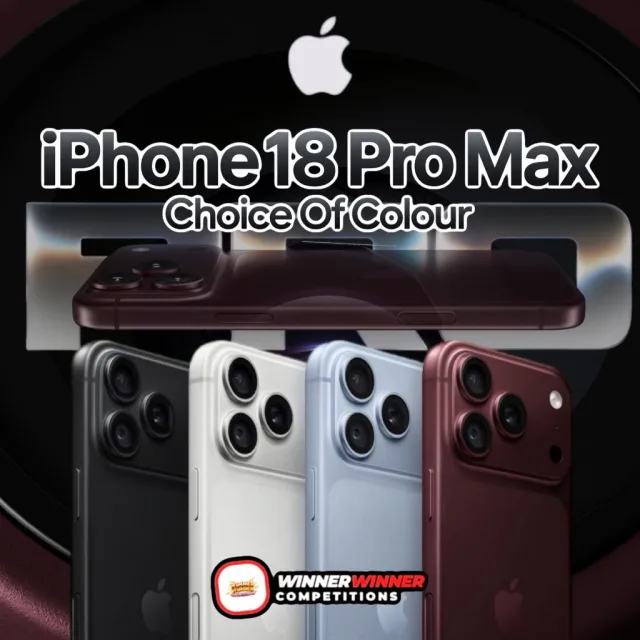 Win an iPhone 18 Pro Max