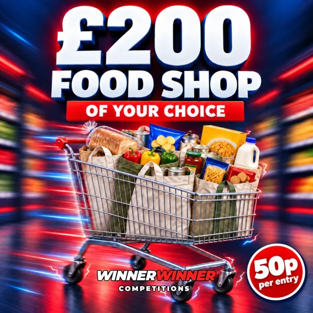 £200 Food Shop Of Your Choice 🛒