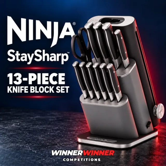 Ninja StaySharp 13-Piece Knife Block Set