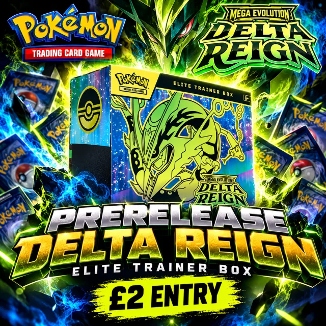 BRAND NEW PRE-RELEASE DROP - DELTA REIGN ETB!