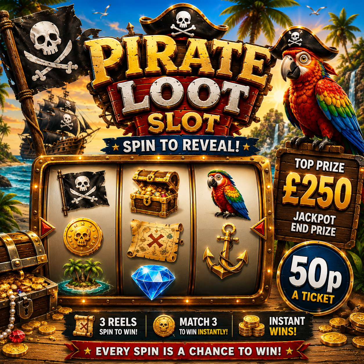Pirate Loot Slot Reveals